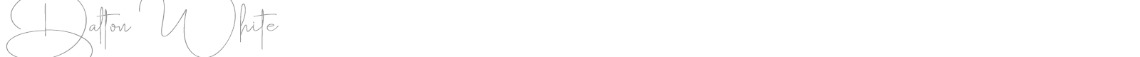Dalton White font preview